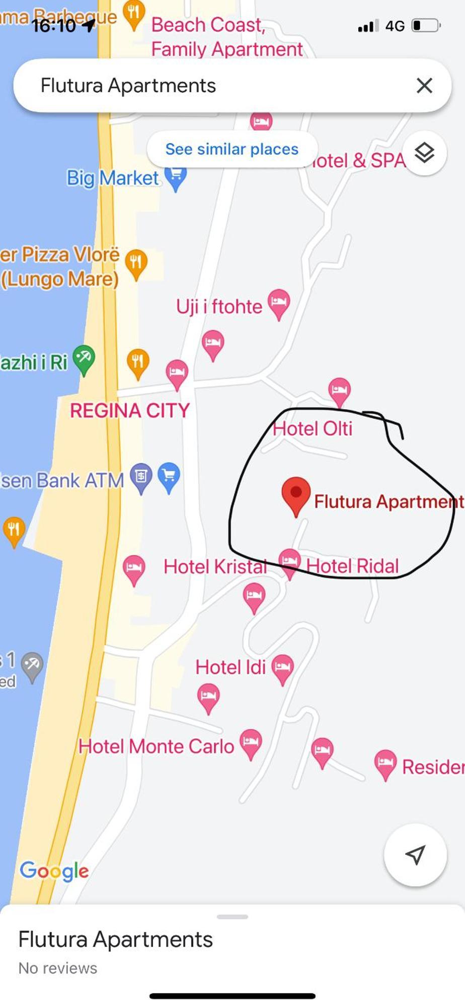 Vlorë Flutura Apartments מראה חיצוני תמונה